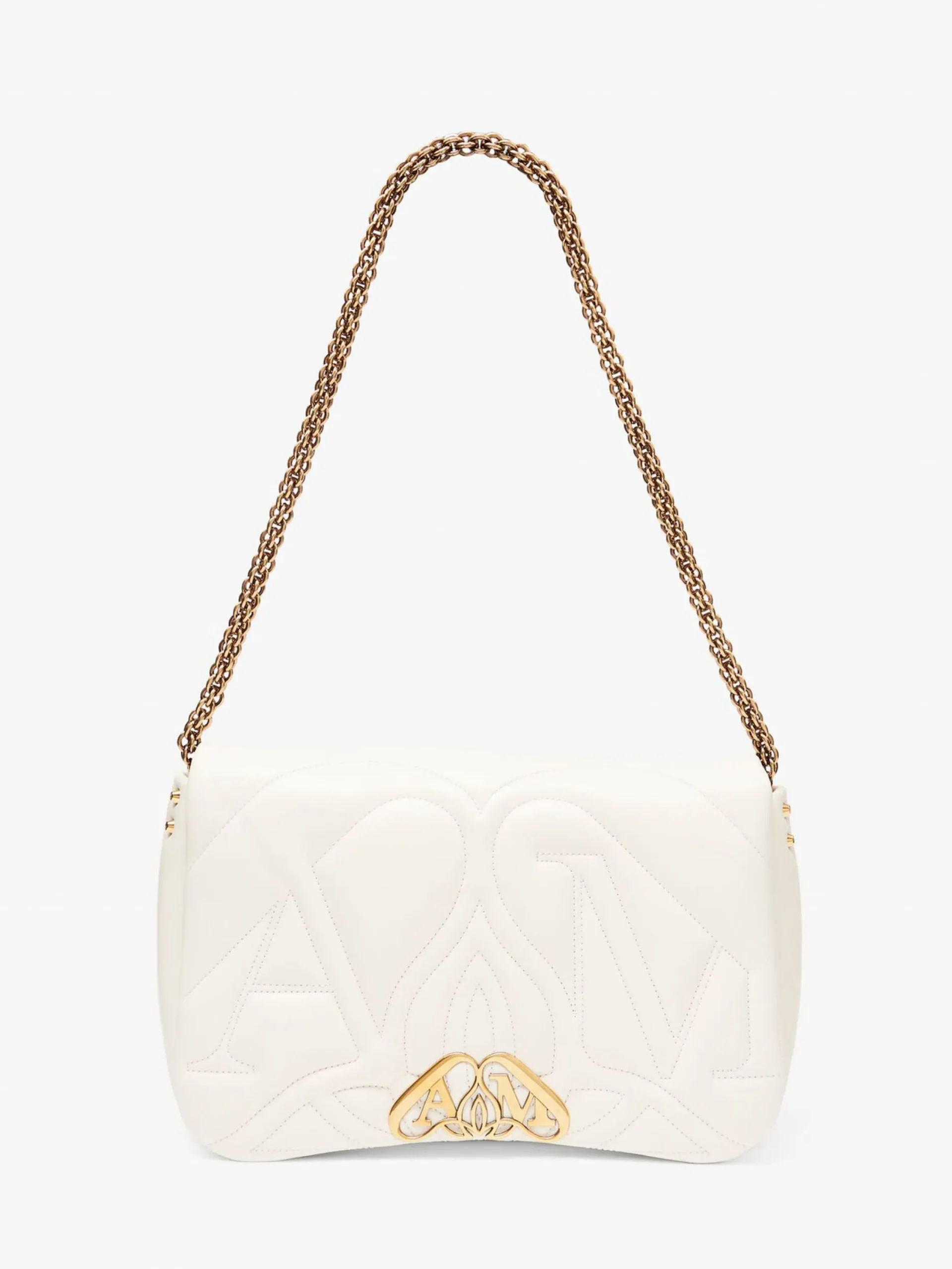 Best Sale Alexander McQueen Women's The Seal Bag in Soft ivory