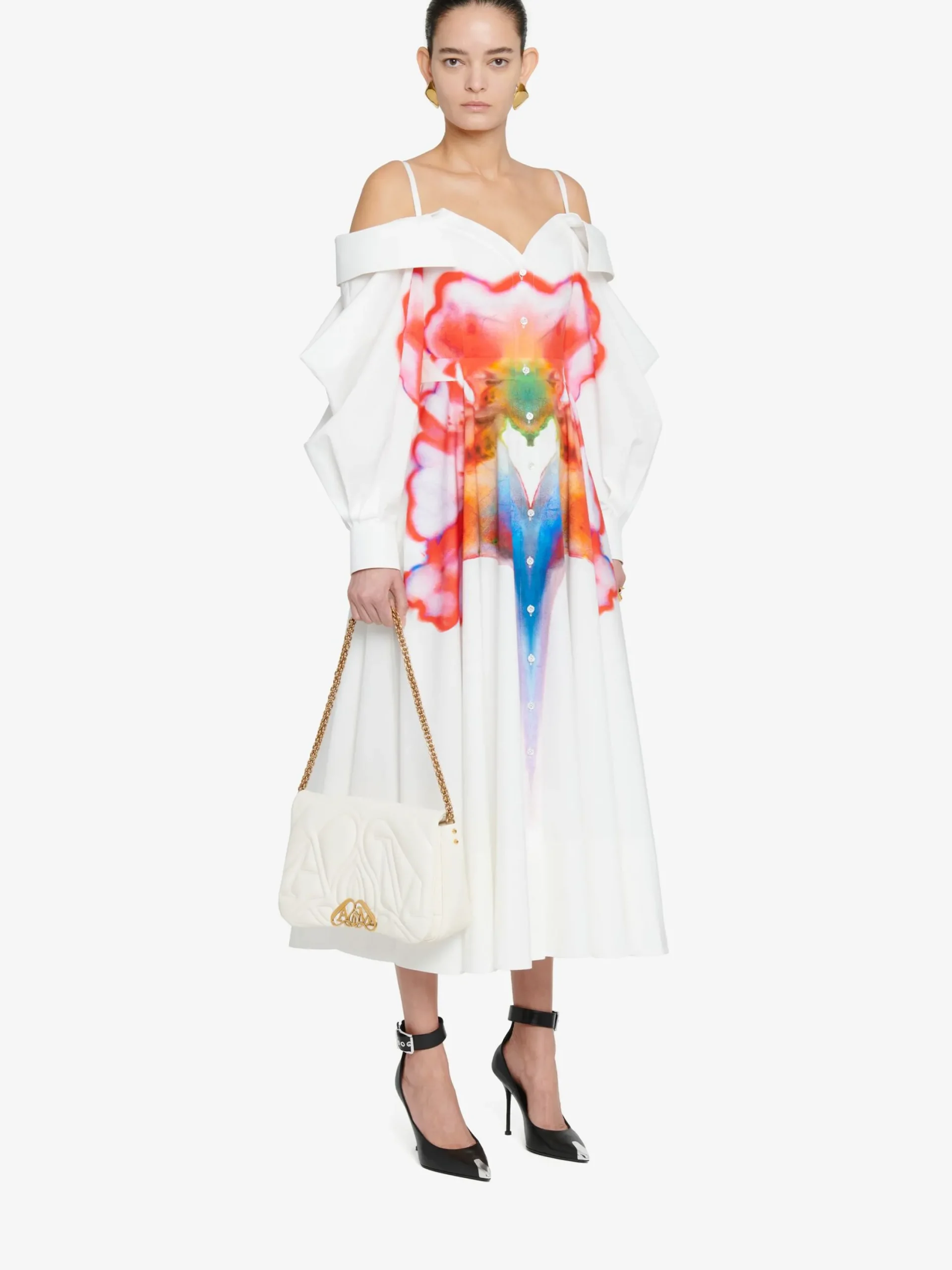 Best Sale Alexander McQueen Women's The Seal Bag in Soft ivory