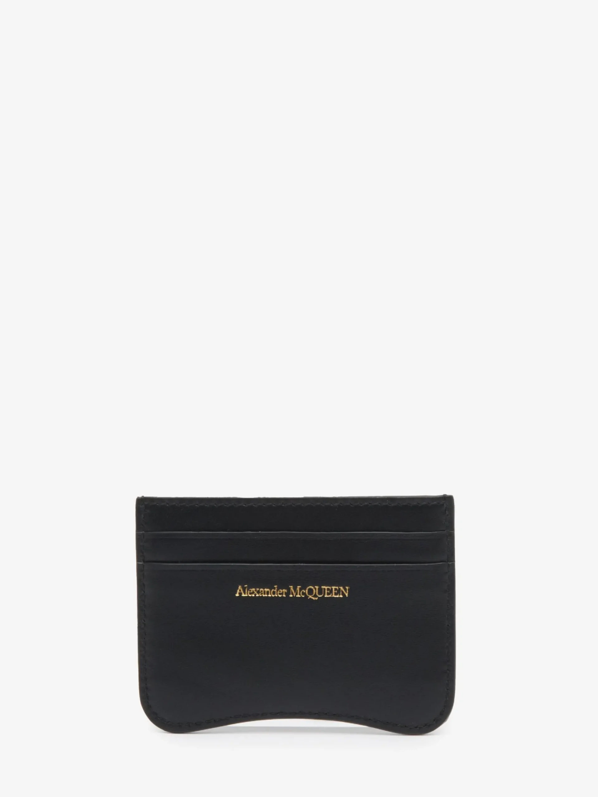 Online Alexander McQueen Women's The Seal Card Holder in Black