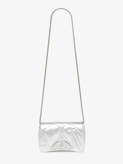 Outlet Alexander McQueen Women's The Seal Mini Bag in Silver