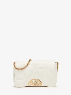 Best Alexander McQueen Women's The Seal Small Bag in Soft ivory