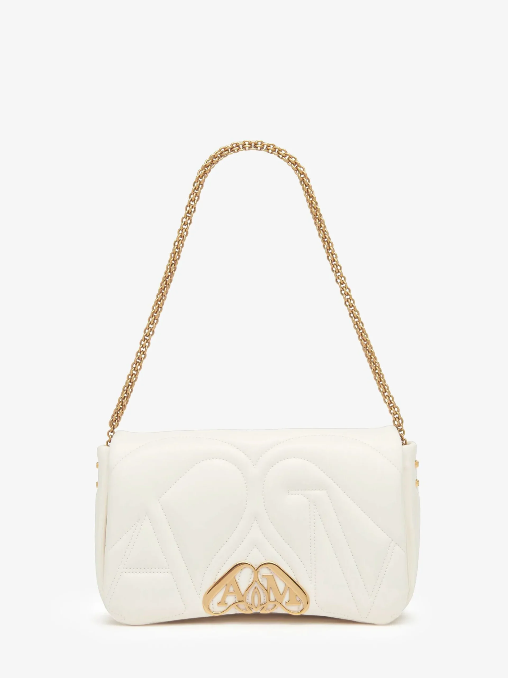 Best Alexander McQueen Women's The Seal Small Bag in Soft ivory