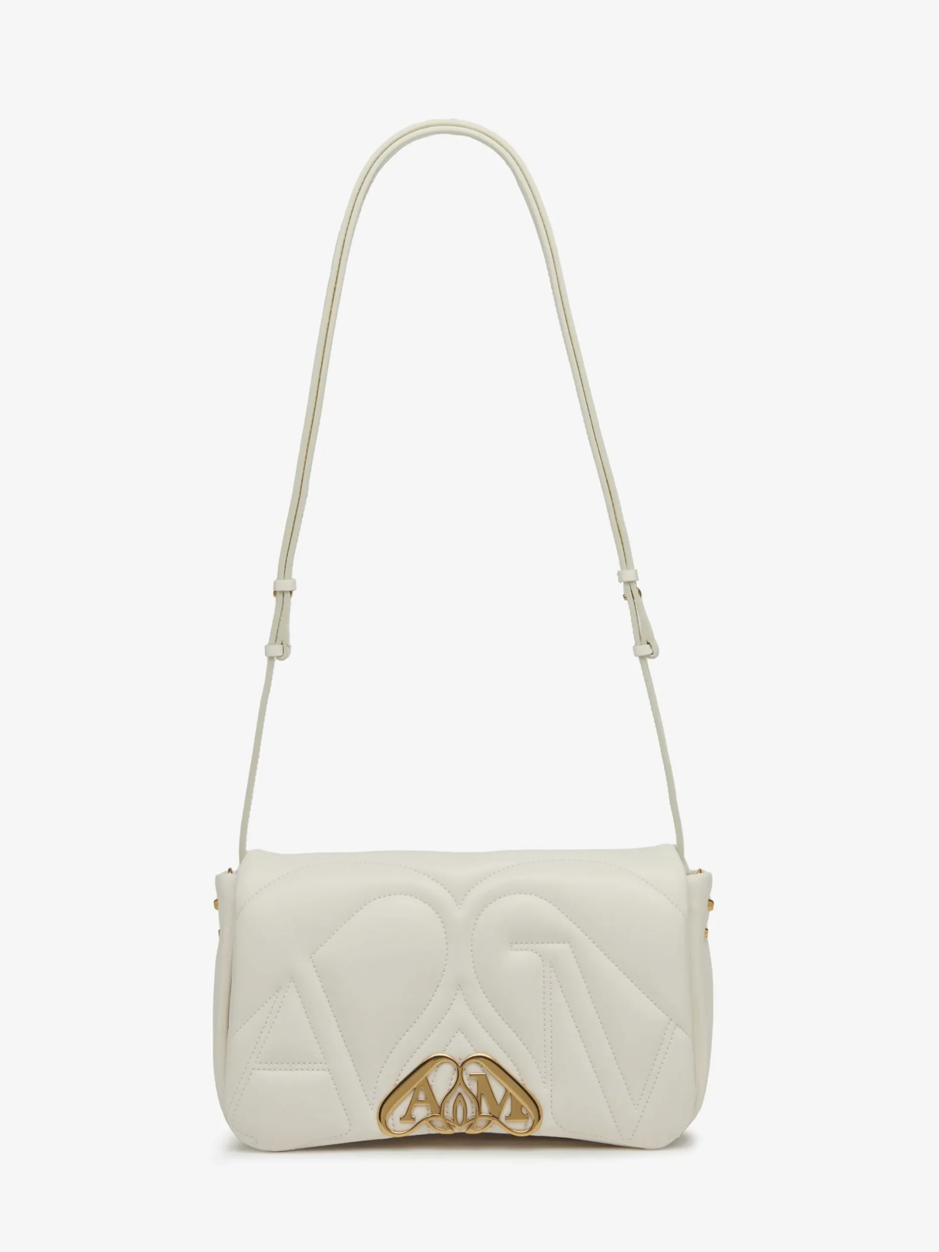Best Alexander McQueen Women's The Seal Small Bag in Soft ivory