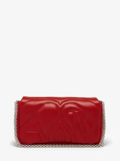 Outlet Alexander McQueen Women's The Seal Small Bag in Blood Red