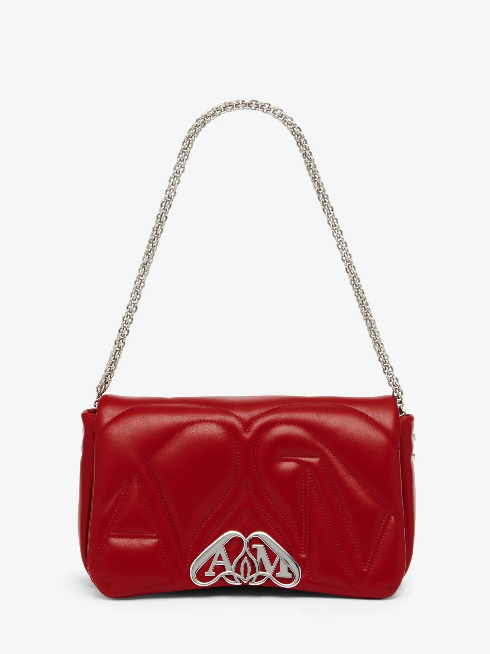 Outlet Alexander McQueen Women's The Seal Small Bag in Blood Red