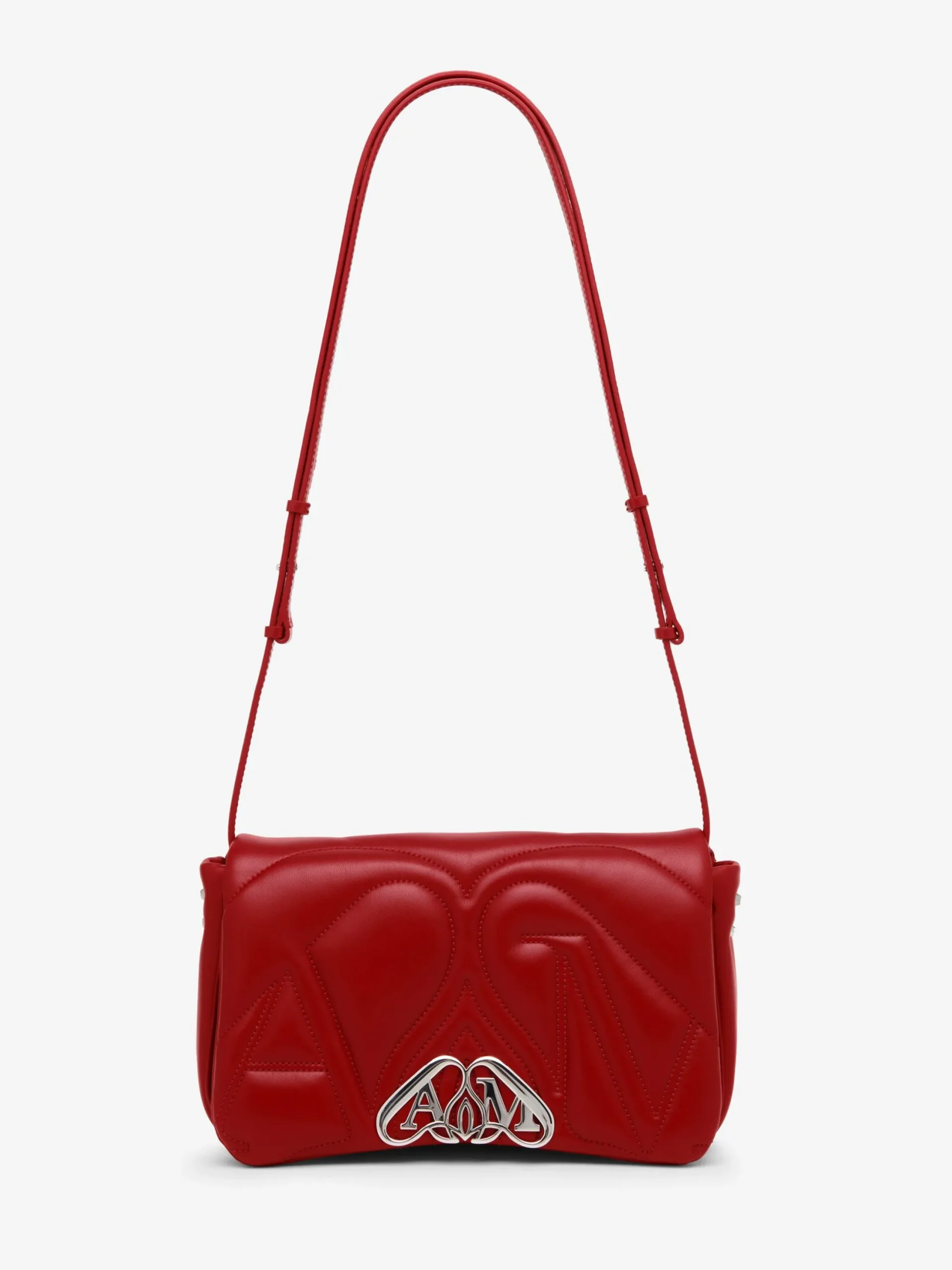 Outlet Alexander McQueen Women's The Seal Small Bag in Blood Red