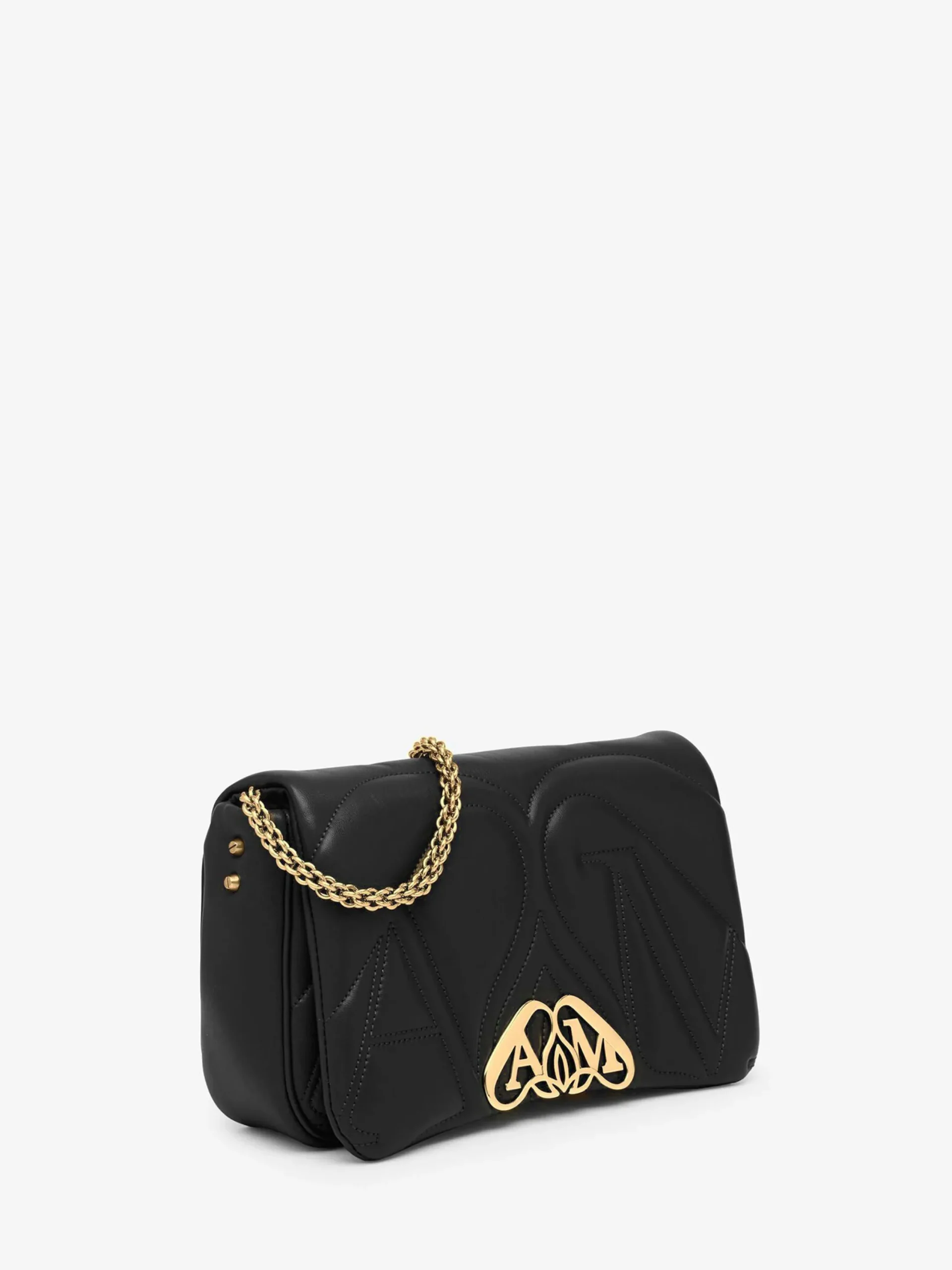 Clearance Alexander McQueen Women's The Seal Small Bag in Black