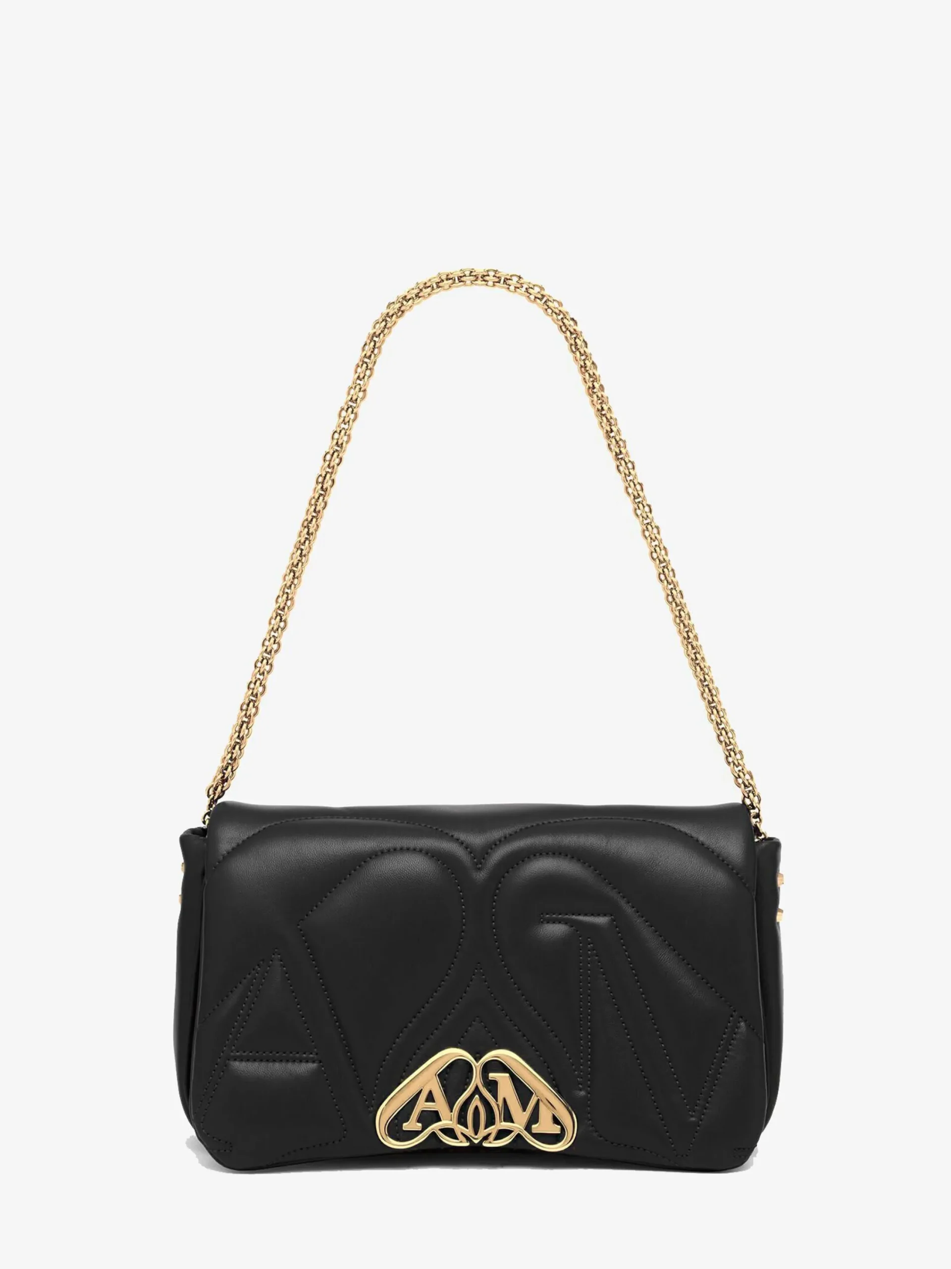 Clearance Alexander McQueen Women's The Seal Small Bag in Black