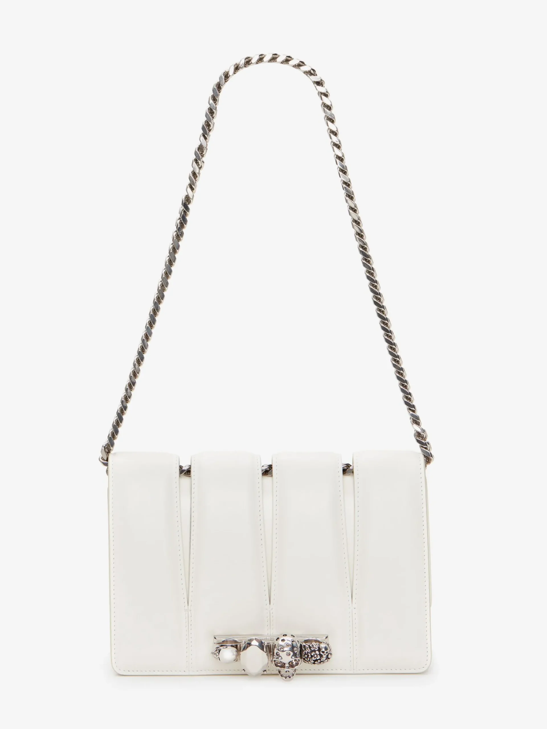 Best Sale Alexander McQueen Women's The Slash Bag in Ivory