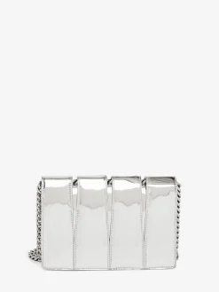 Discount Alexander McQueen Women's The Slash Bag in Silver