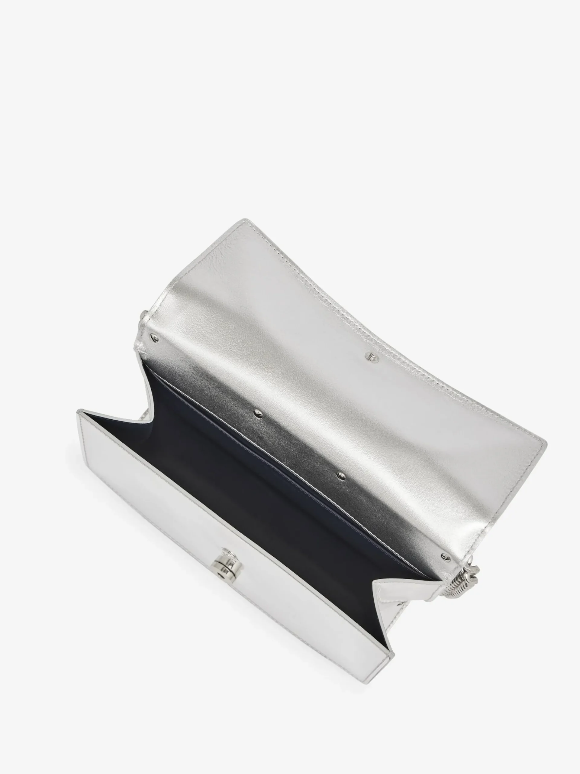 Discount Alexander McQueen Women's The Slash Bag in Silver