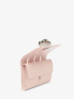 Discount Alexander McQueen Women's The Slash Clutch in Clay