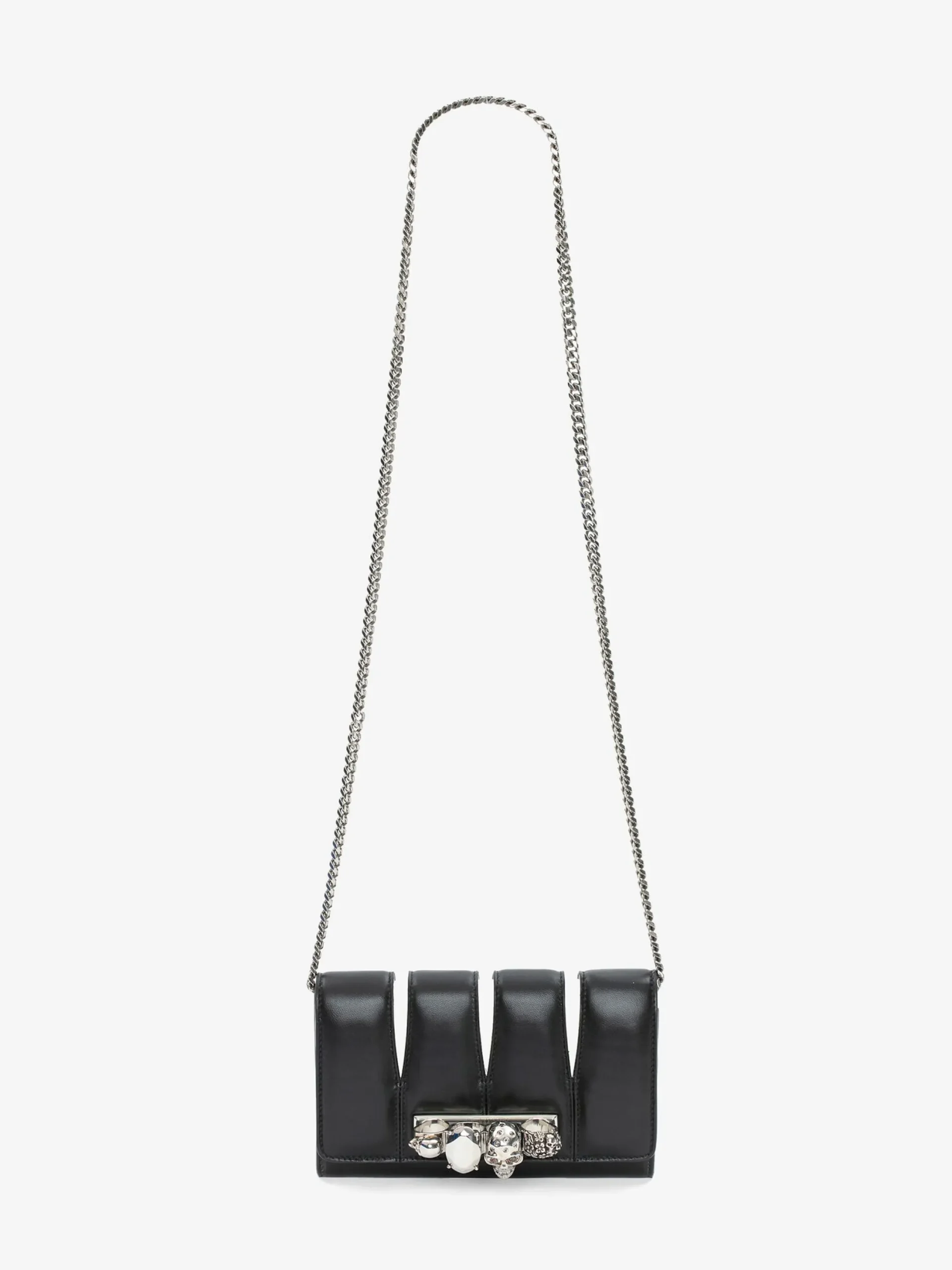 Flash Sale Alexander McQueen Women's The Slash Clutch in Black/Ivory