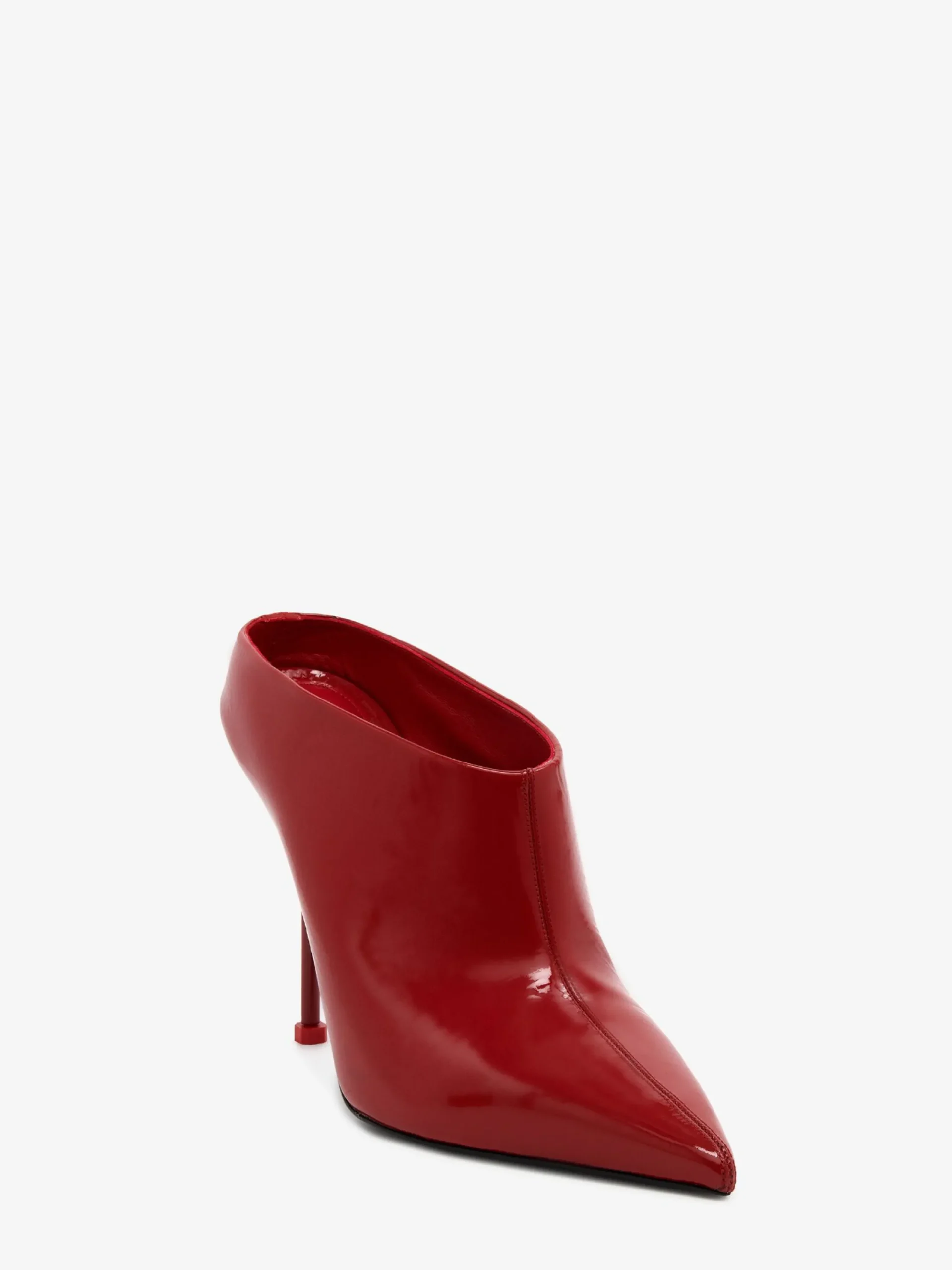 New Alexander McQueen Women's Thorn Mule in Lust Red