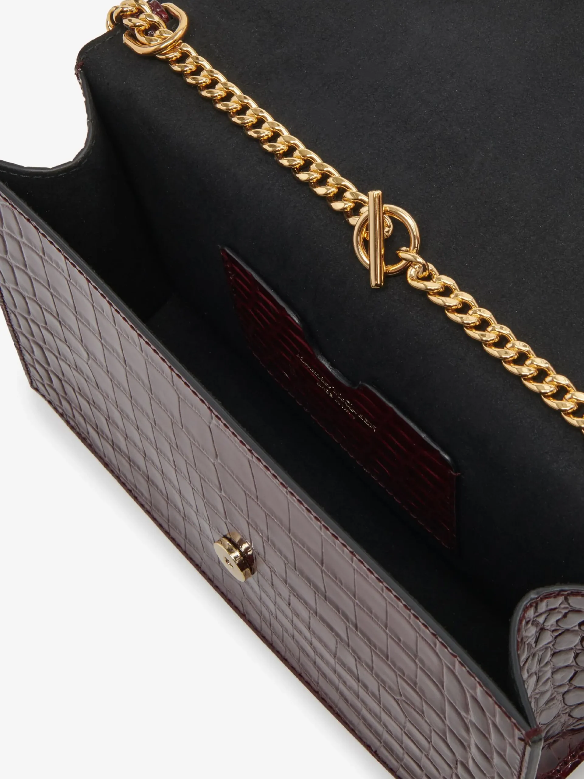 Shop Alexander McQueen Women's Top Handle Skull Bag in Madder