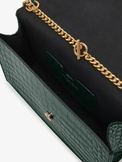 Sale Alexander McQueen Women's Top Handle Skull Bag in Emerald