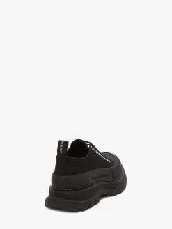 Sale Alexander McQueen Women's Tread Slick Lace Up in Black