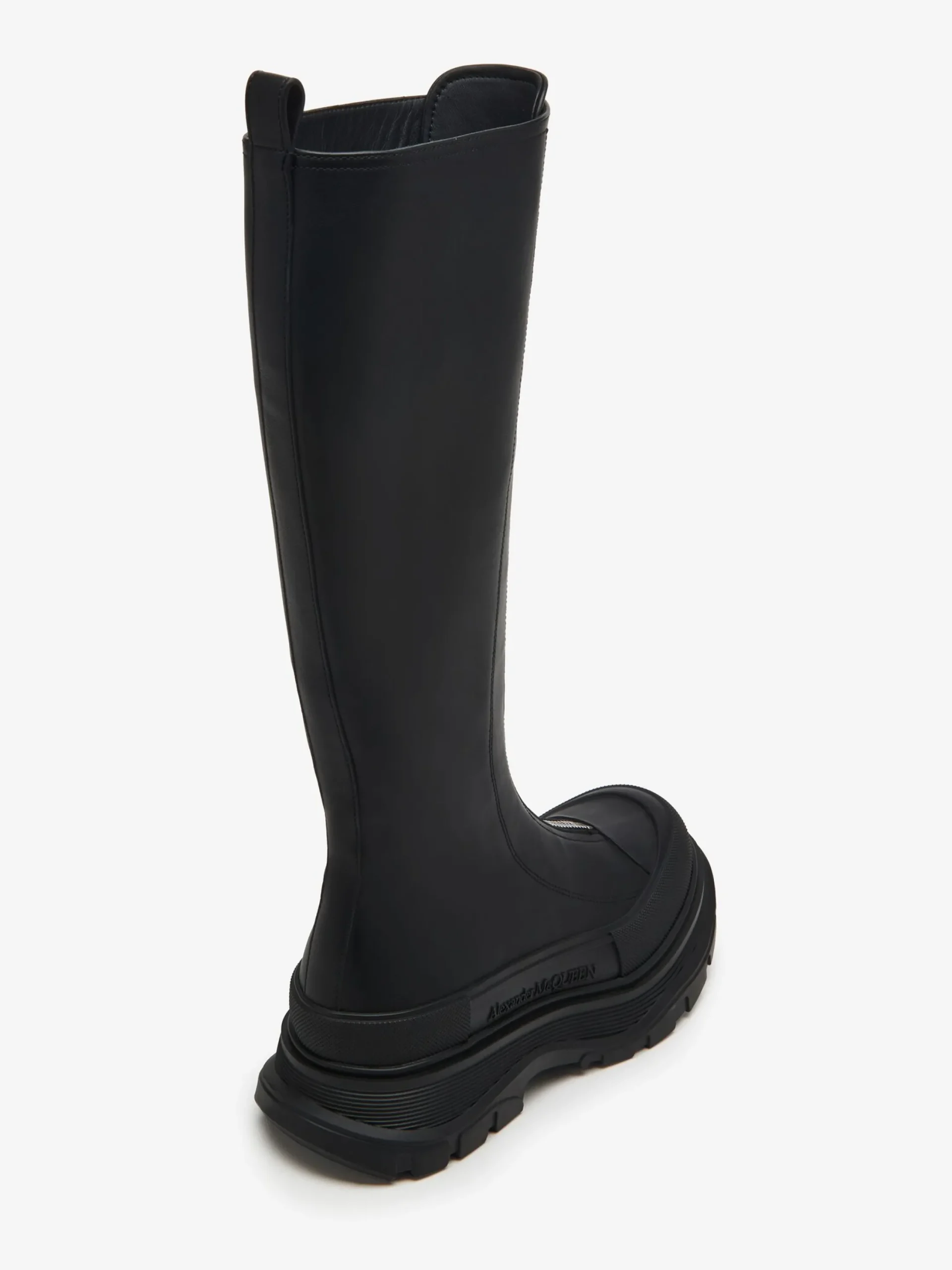 Fashion Alexander McQueen Women's Tread Slick Zip Boot in Black