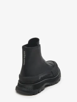 Shop Alexander McQueen Women's Tread Slick Zip Boot in Black
