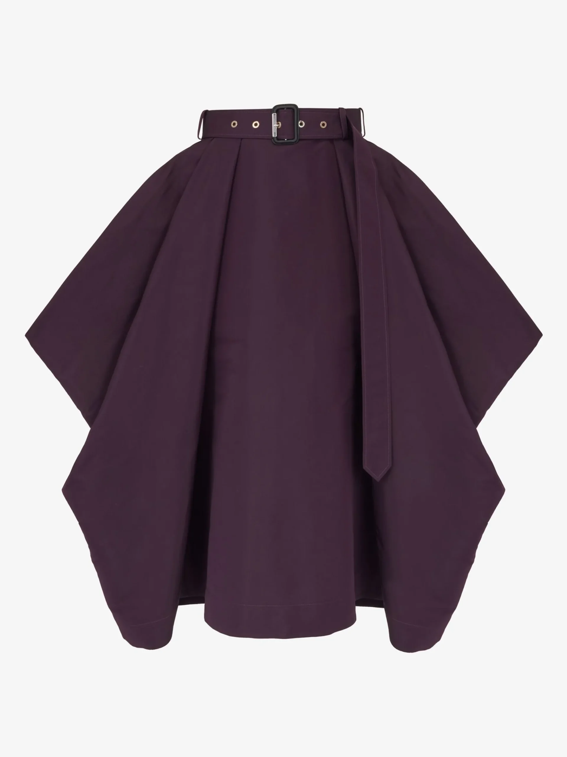 Flash Sale Alexander McQueen Women's Trench Drape Skirt in Night Shade