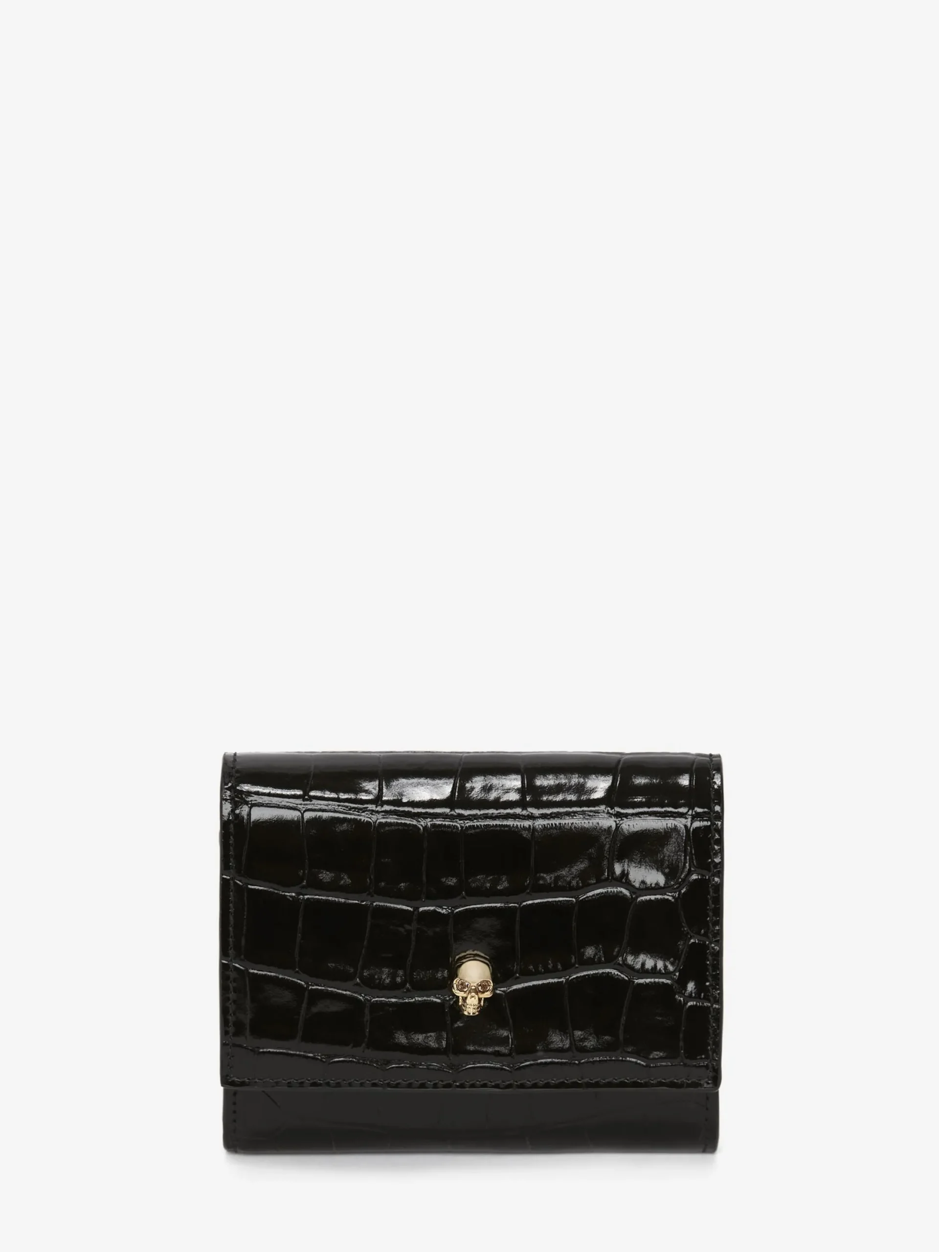 Flash Sale Alexander McQueen Women's Trifold Wallet in Black
