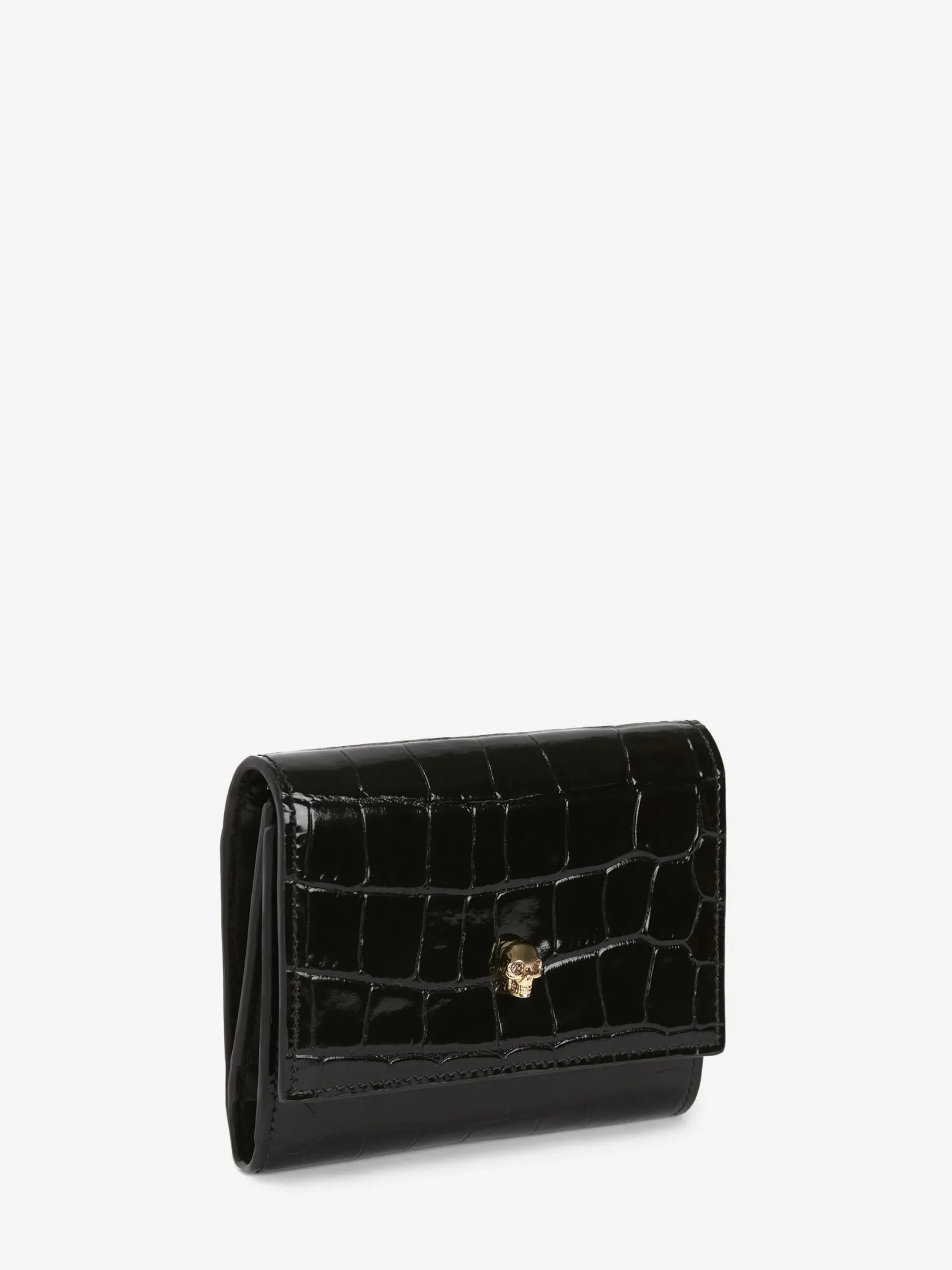 Flash Sale Alexander McQueen Women's Trifold Wallet in Black