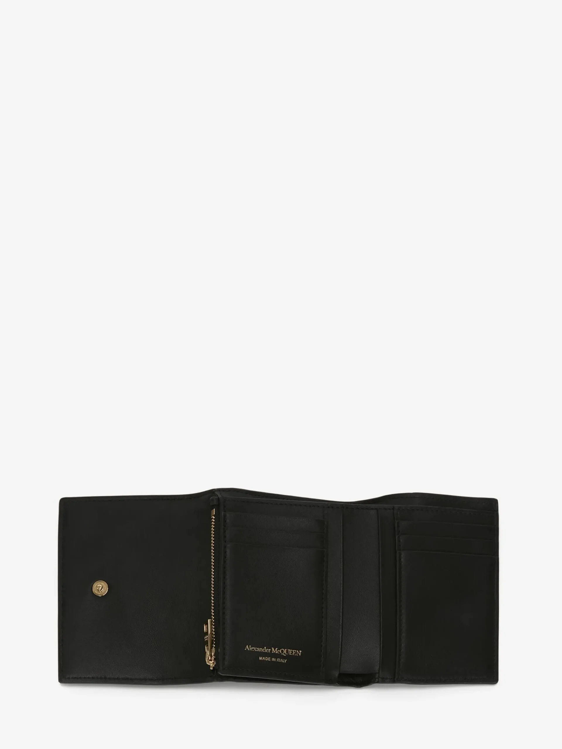 Flash Sale Alexander McQueen Women's Trifold Wallet in Black