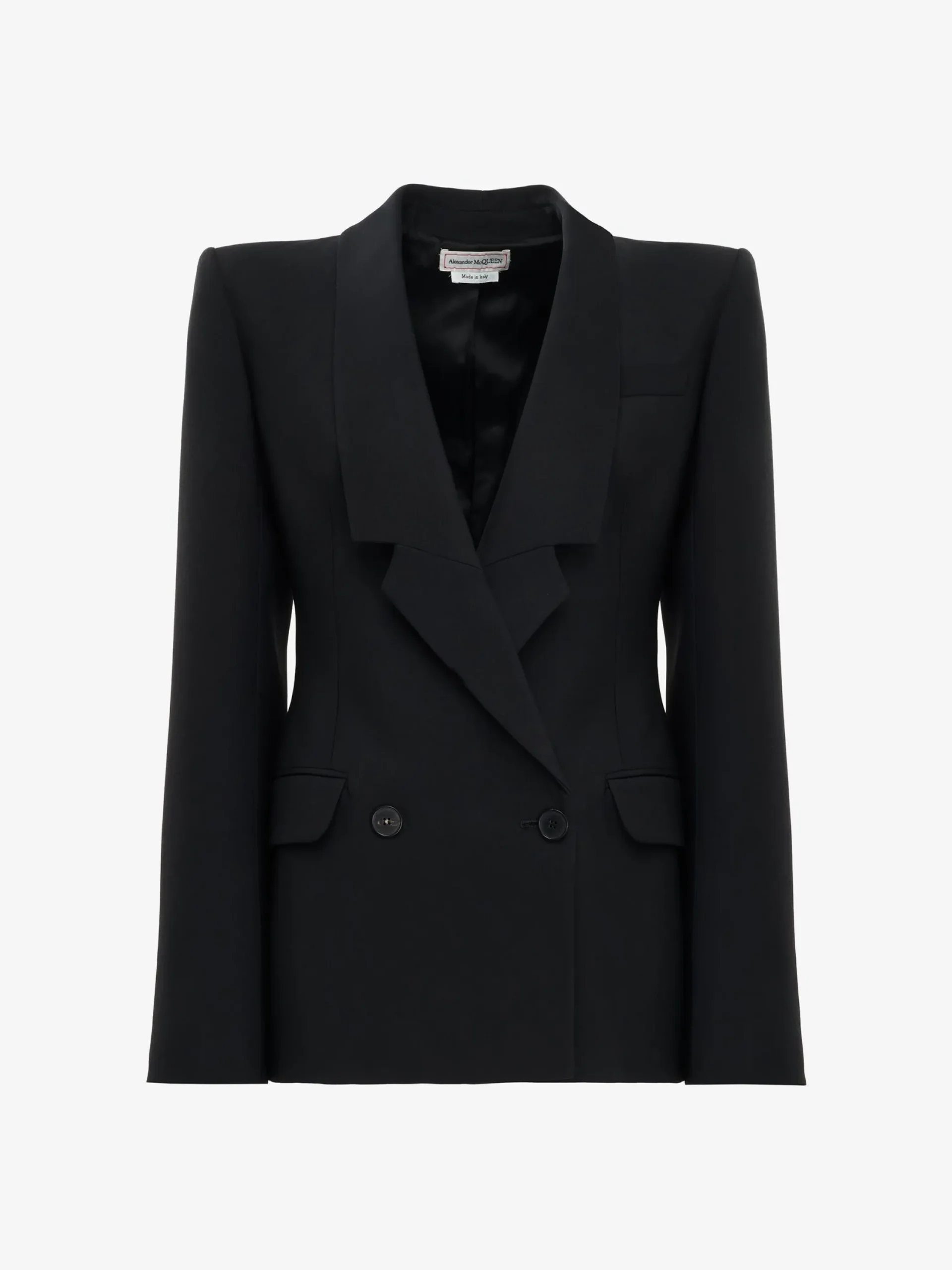 Flash Sale Alexander McQueen Women's Upside-down Lapel Jacket in Black