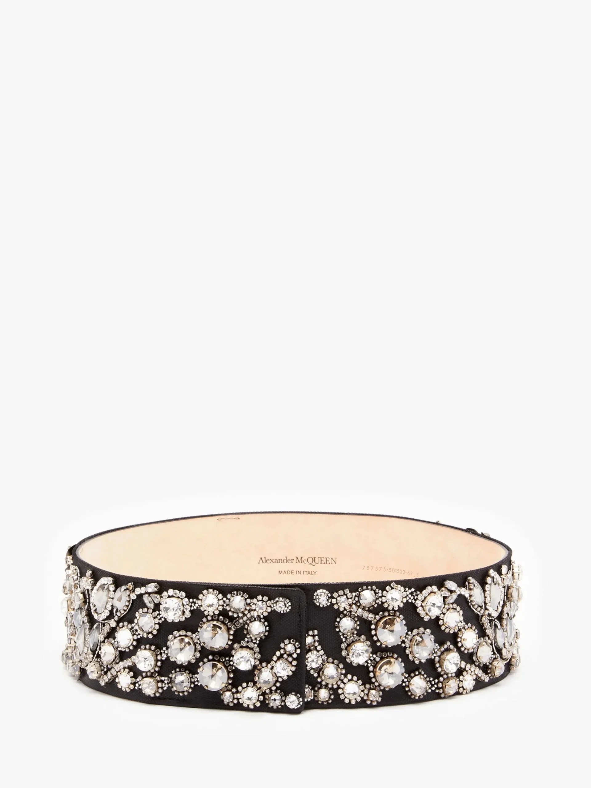 Discount Alexander McQueen Women's Victorian Jewel Waist Belt in Black