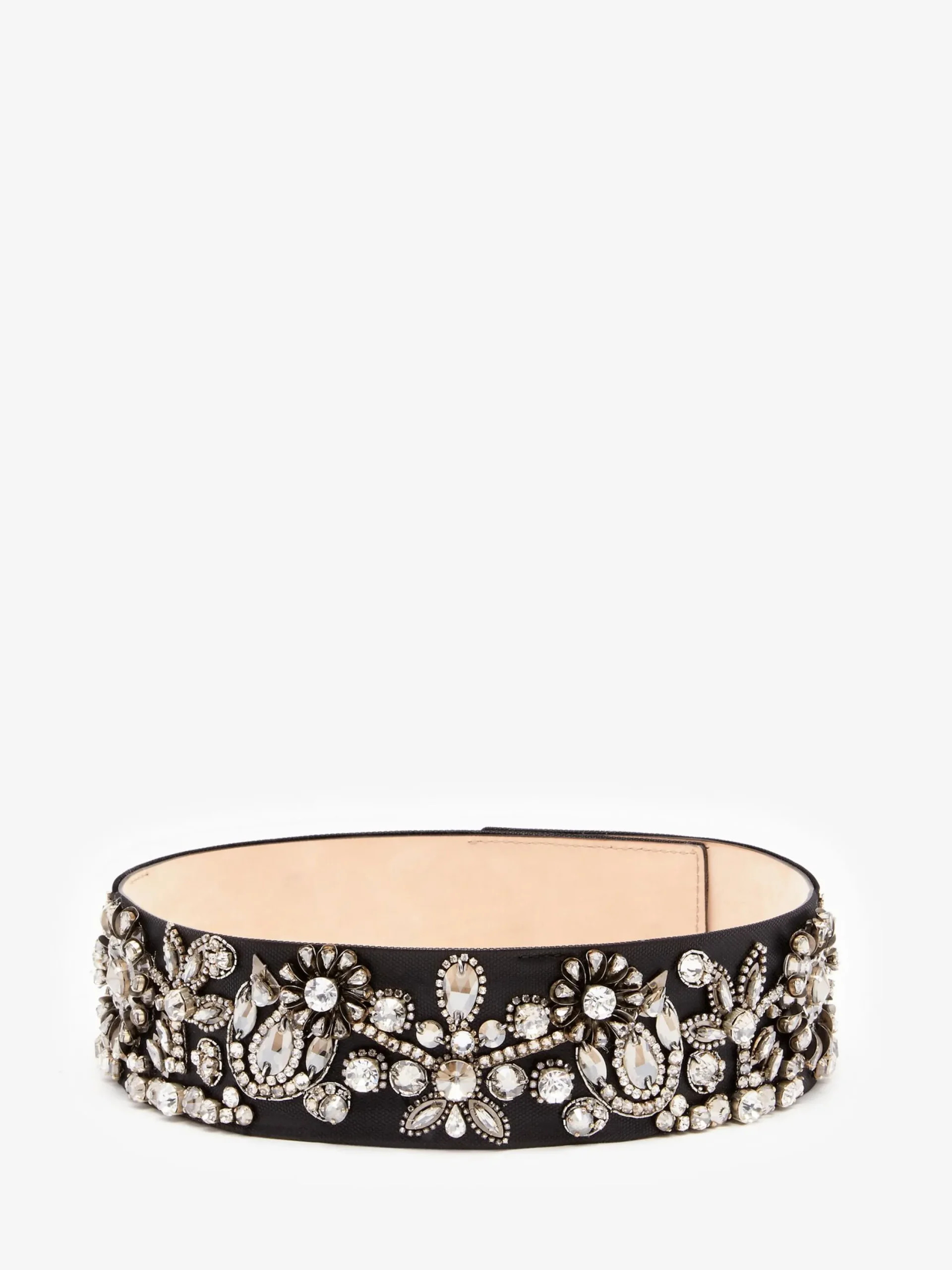 Discount Alexander McQueen Women's Victorian Jewel Waist Belt in Black